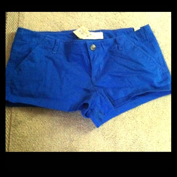 Blue hollister shorts
