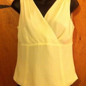 Talbots Loft Silk Blouse - Cream color - Petite
