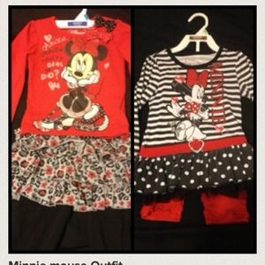 3t two minnie outfits.