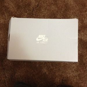 A pair of Nike Air Air Force 1 shoes