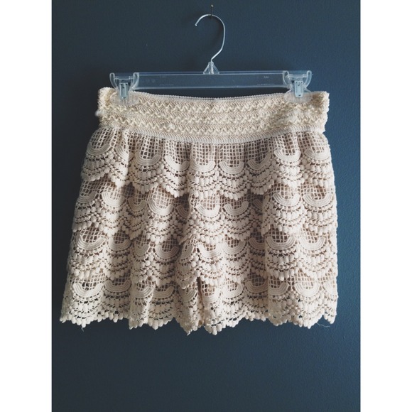 REDUCED Crochet shorts