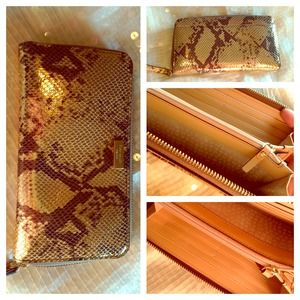 NWOT Kate Spade Beford Row Lacey Leather Wallet