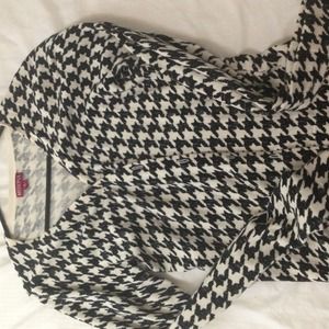 Houndstooth cardigan