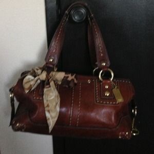 Authentic Coach bag with Scarf