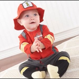 Baby Firefighter costume!
