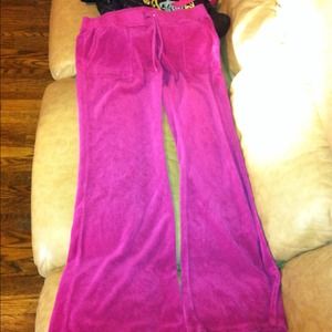 Authentic Juicy Couture snap pocket terry flare