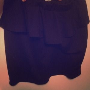Peplum skirt