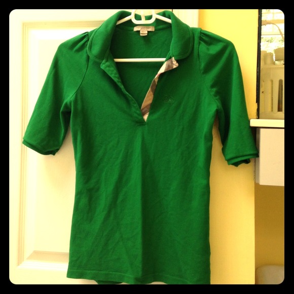 Burberry top.