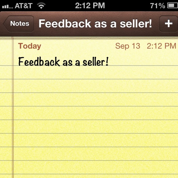 Feedback