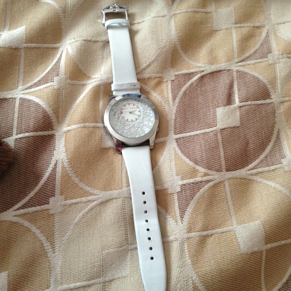 Betsey Johnson Accessories - All white betsey Johnson watch !