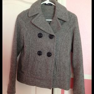 Gap grey peacoat