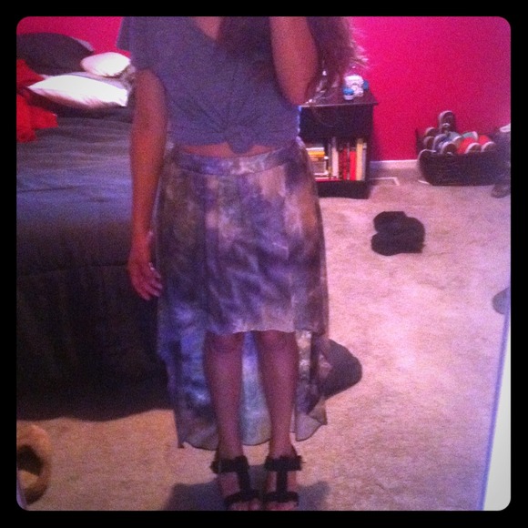 Hi low skirt