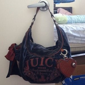 Juicy Couture velvet handbag