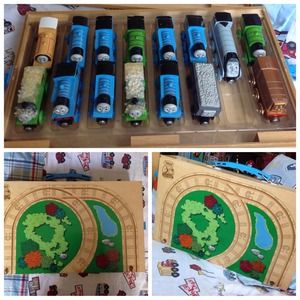 Thomas & Friends Wood Storage Box..Price is Set.