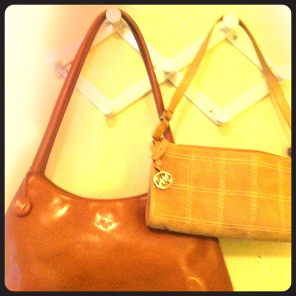 👀REDUCED👜Leather and suede Monsac bundle.👜