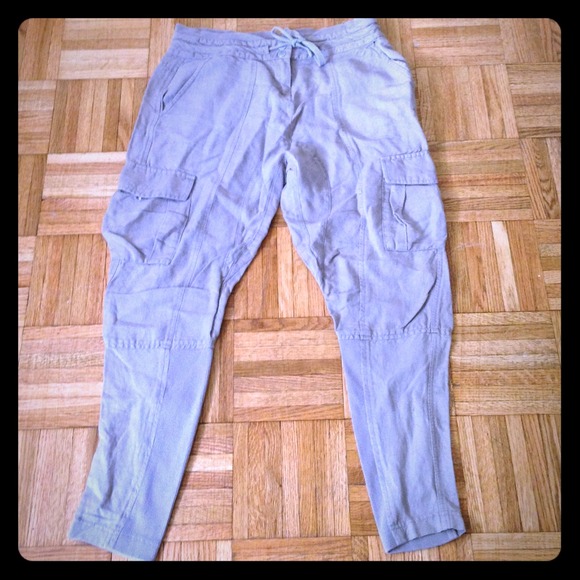 A/X olive drawstring pants