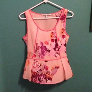 Collective Concepts floral peplum top
