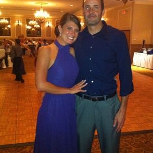 Allure bridals bridesmaids dress in deep purple