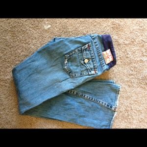 True religion maternity jeans