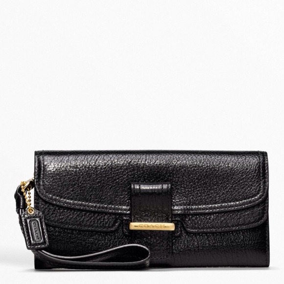 Coach Madison Flagship Pebble Slim Envolope