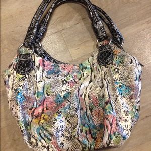 Beautiful, clean multi-colored purse