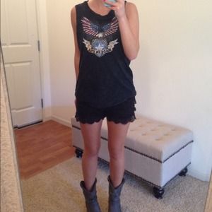 American flag long top