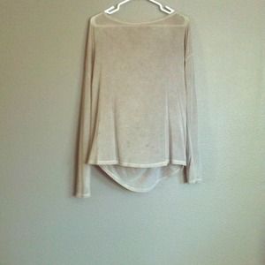 Backless long sleeve