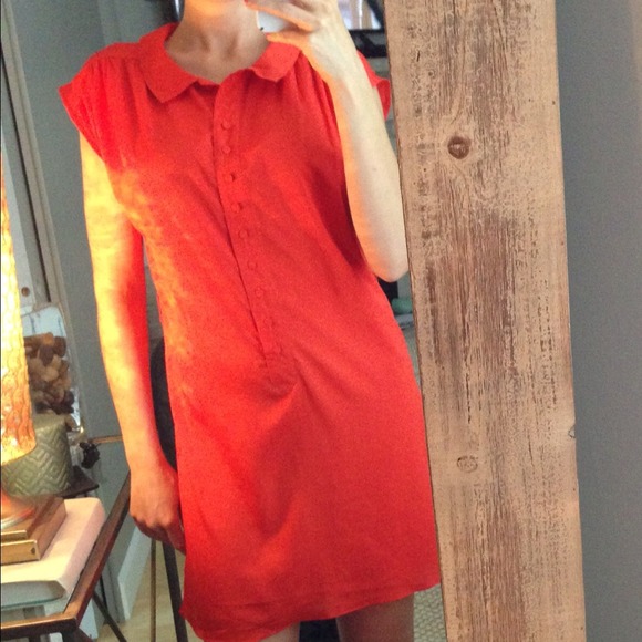 Coral/Orange Work Dress-Great work-to-night attire