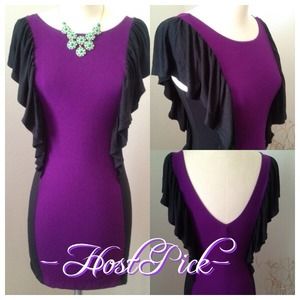 *Host Pick*  Talula purple & black dress