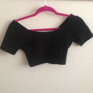 Black Brandy Melville crop top