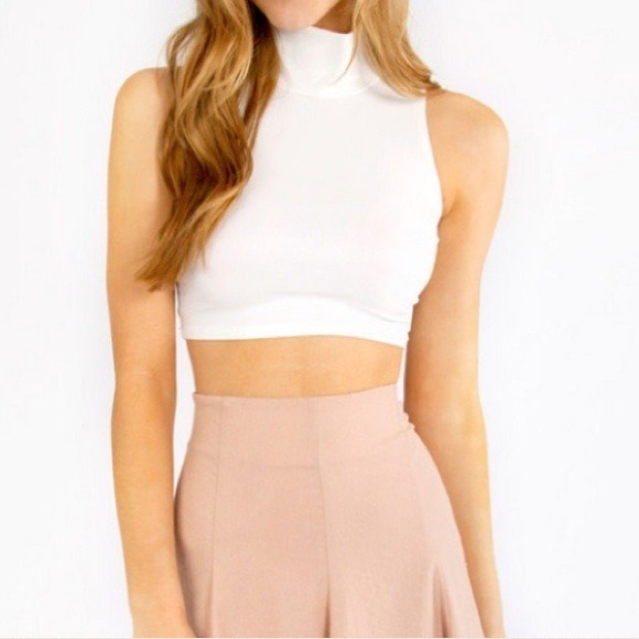 White Crop Top