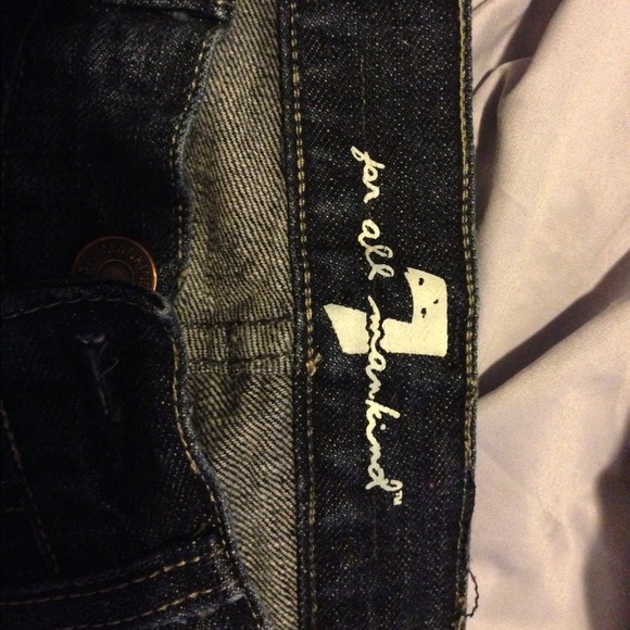 Dark blue 7 for all mankind jeans