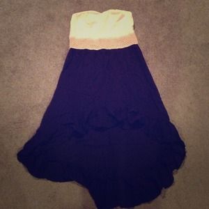short to long dress tube top dress!