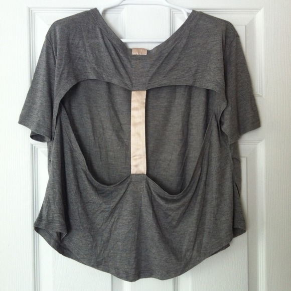 Open back tee