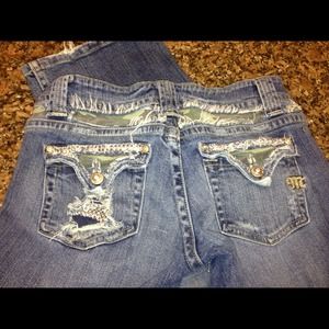 Miss me jeans camo/bling