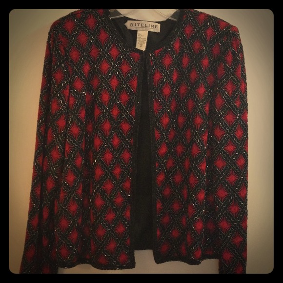 Handmade beaded jacket