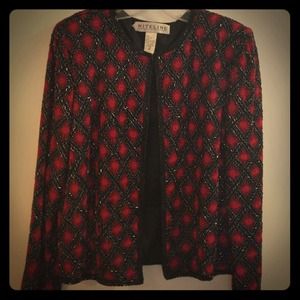 Handmade beaded jacket