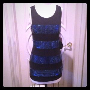 Black striped dress from forever 21