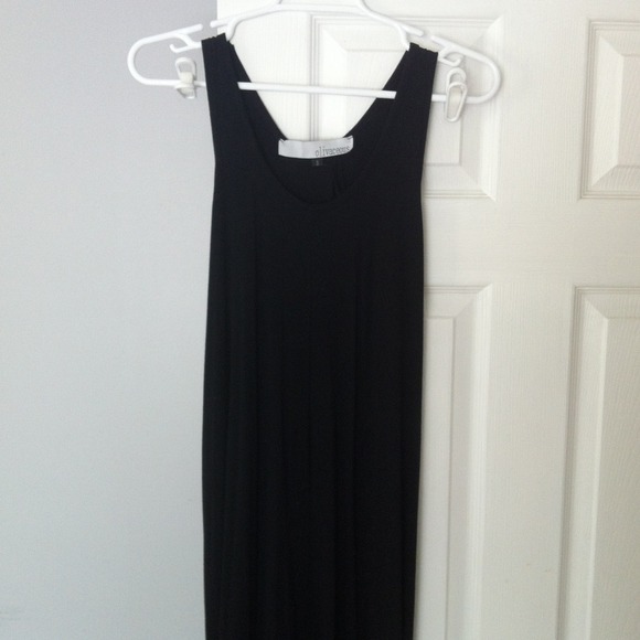 Drape side maxi dress