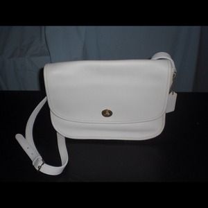 Coach City Bag, White.   Barely used.