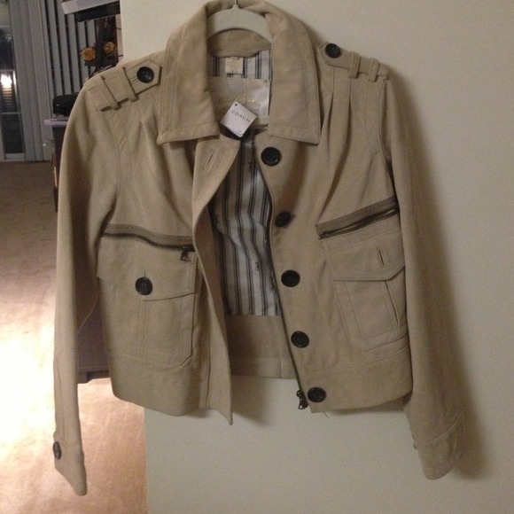 Coach suede coat