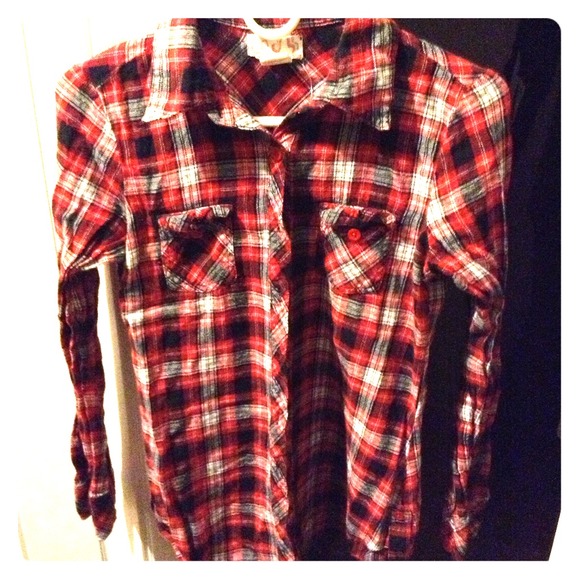Plaid button up shirt