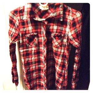 Plaid button up shirt