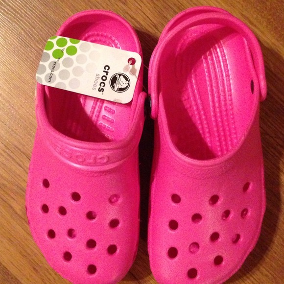 Pink Crocs women's size 4