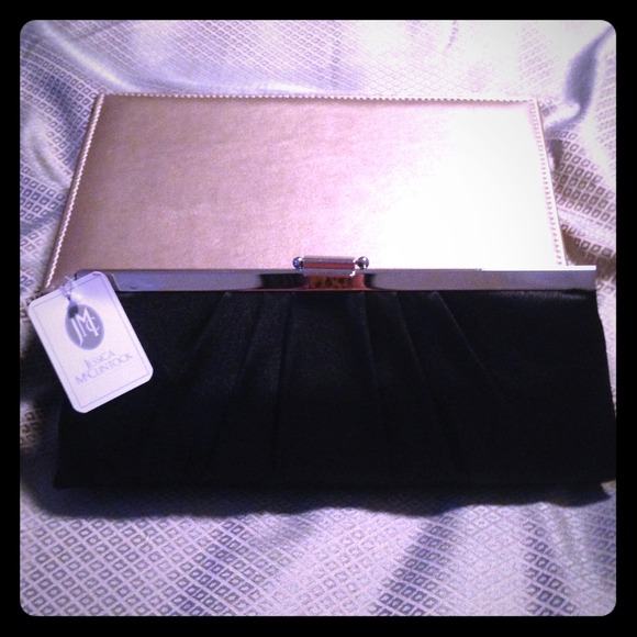 Jessica McClintock Satin Clutch