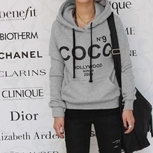 💟Sale💟Coco in Hollywood hoodie in grey