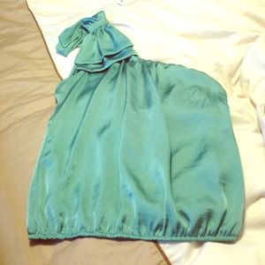 One shoulder dressy top