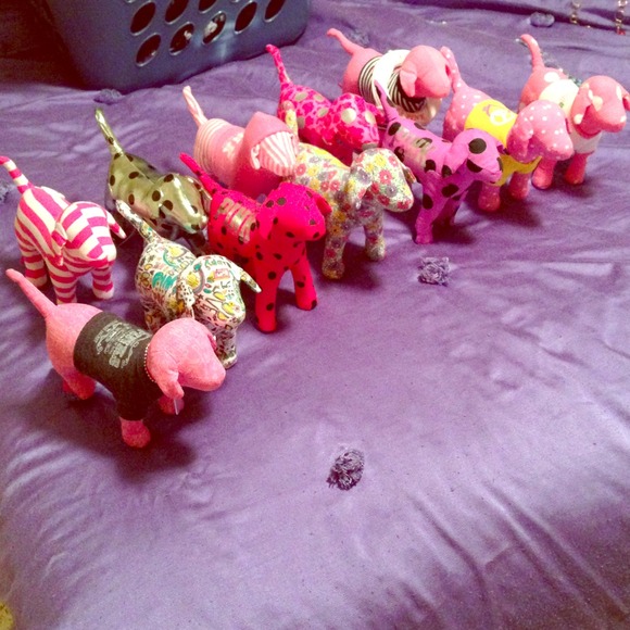 12 Victoria's Secret Pink Dogs