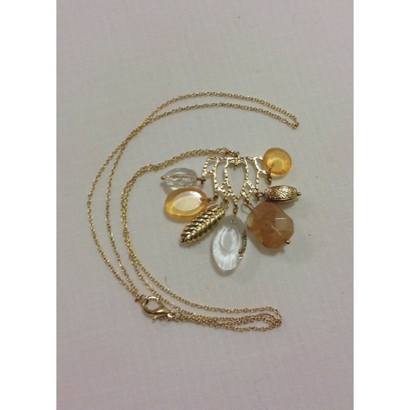 Gold Gem Necklace