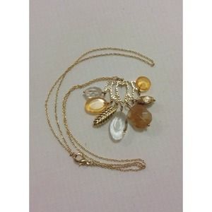 Gold Gem Necklace